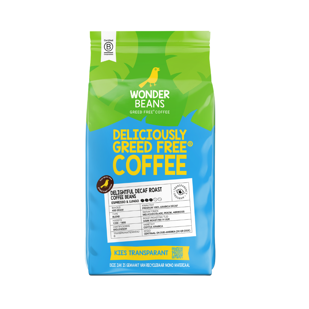 Koffiebonen - Delightful Decaf - 450 gram