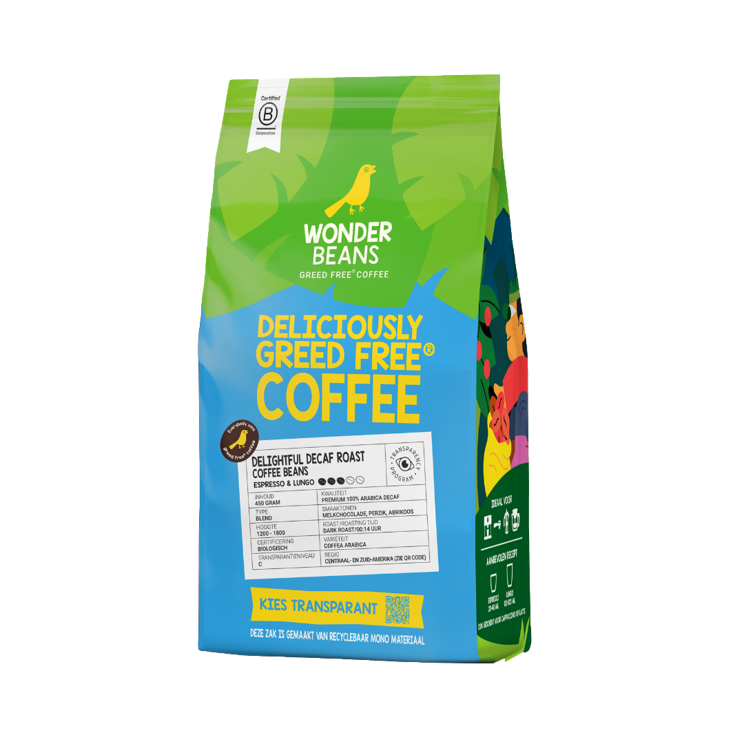 Koffiebonen - Delightful Decaf - 450 gram
