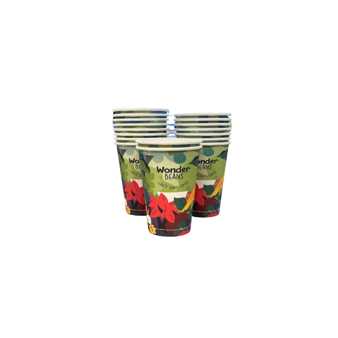 Wonder Beans - Kartonnen beker - 100 stuks