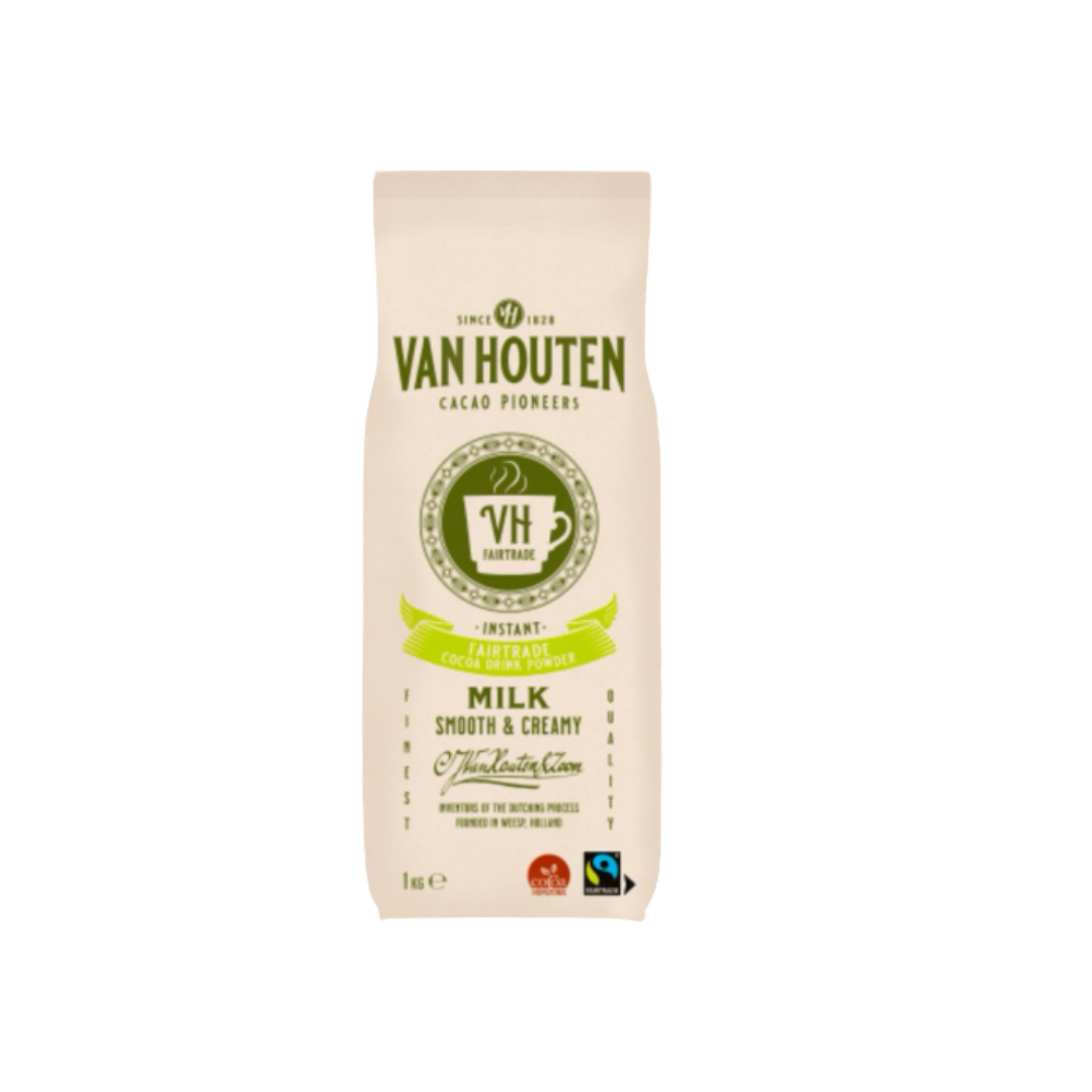 v.Houten cacao Fairtrade Organic 1 kg.
