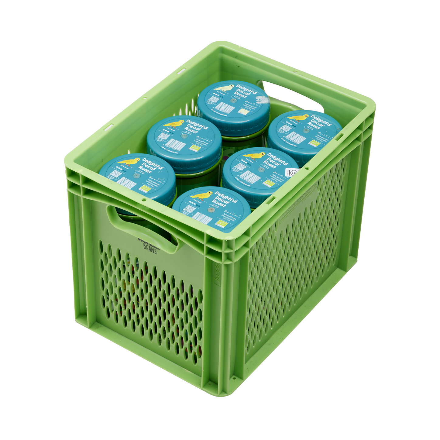 Krat Koffiebonen - Delightful Decaf - 900 gram