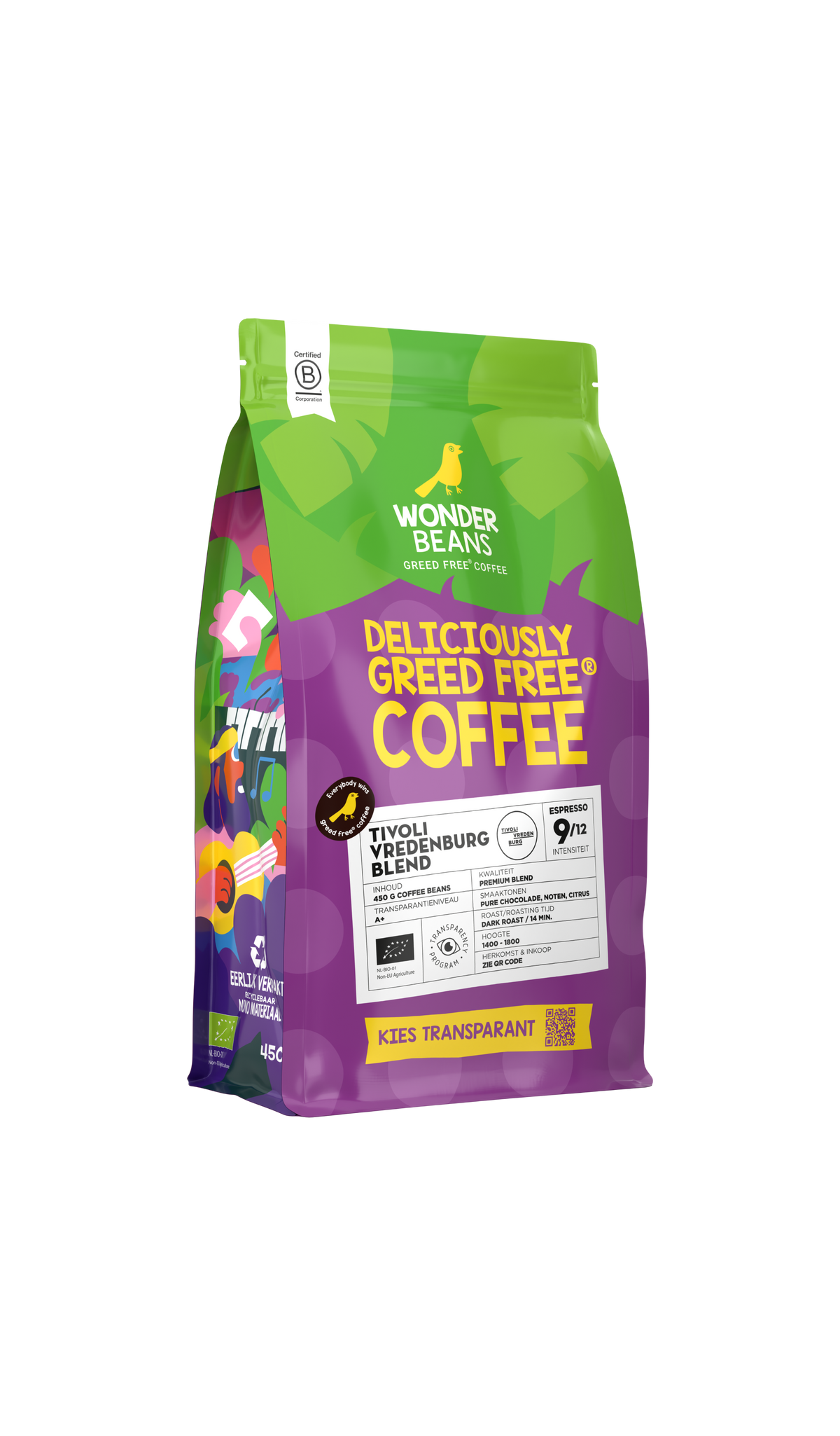 Wonderbeans TivoliVredenburg blend 450 gram