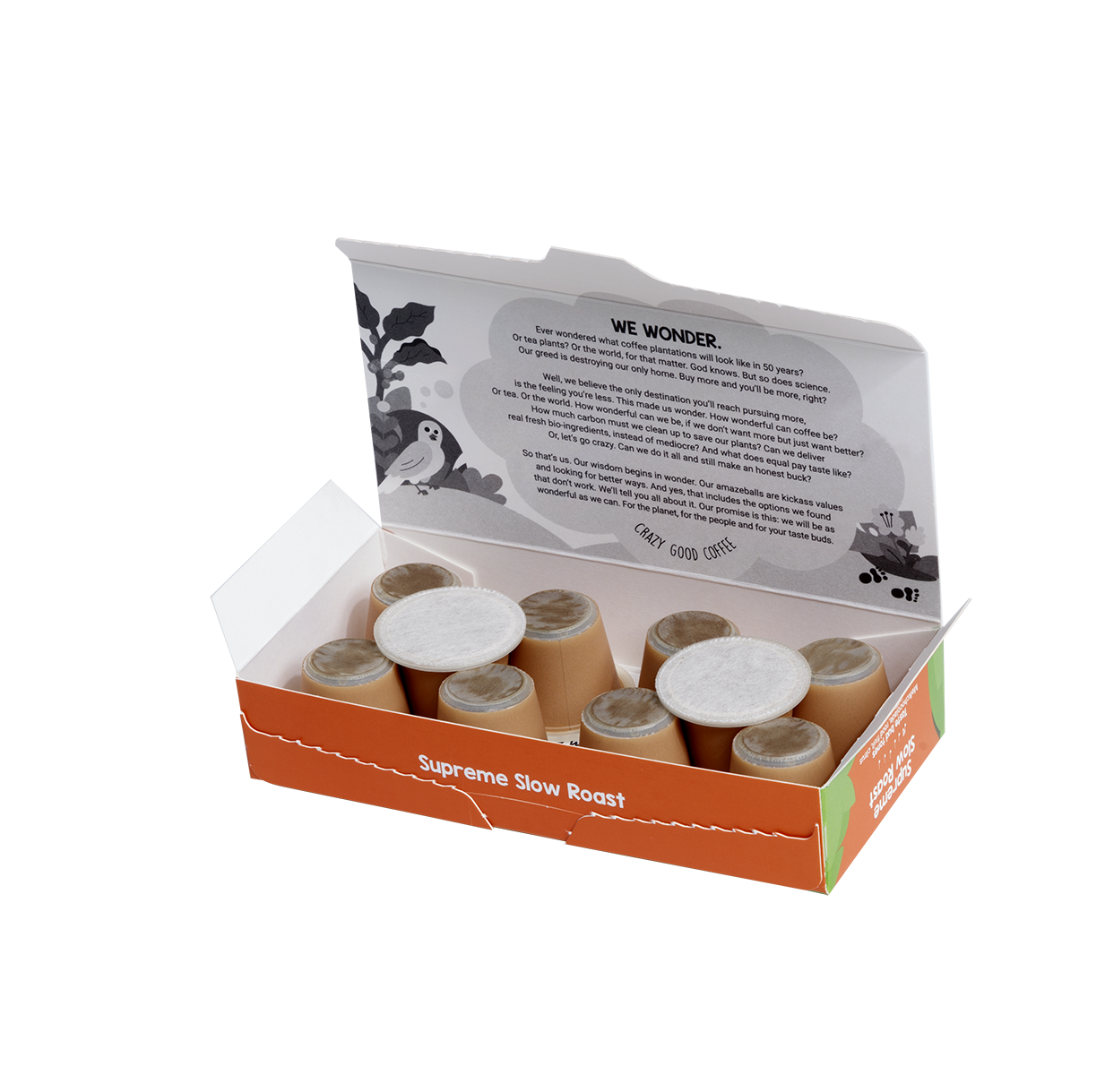 Koffiecups - Supreme Slow - 10 cups