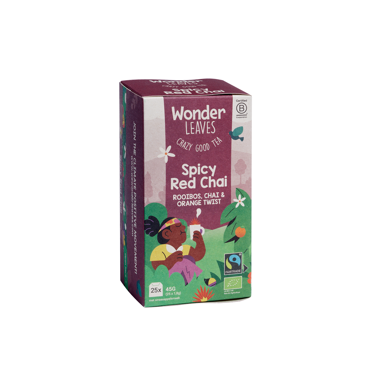 Theezakjes - Spicy Red Chai - 25 zakjes